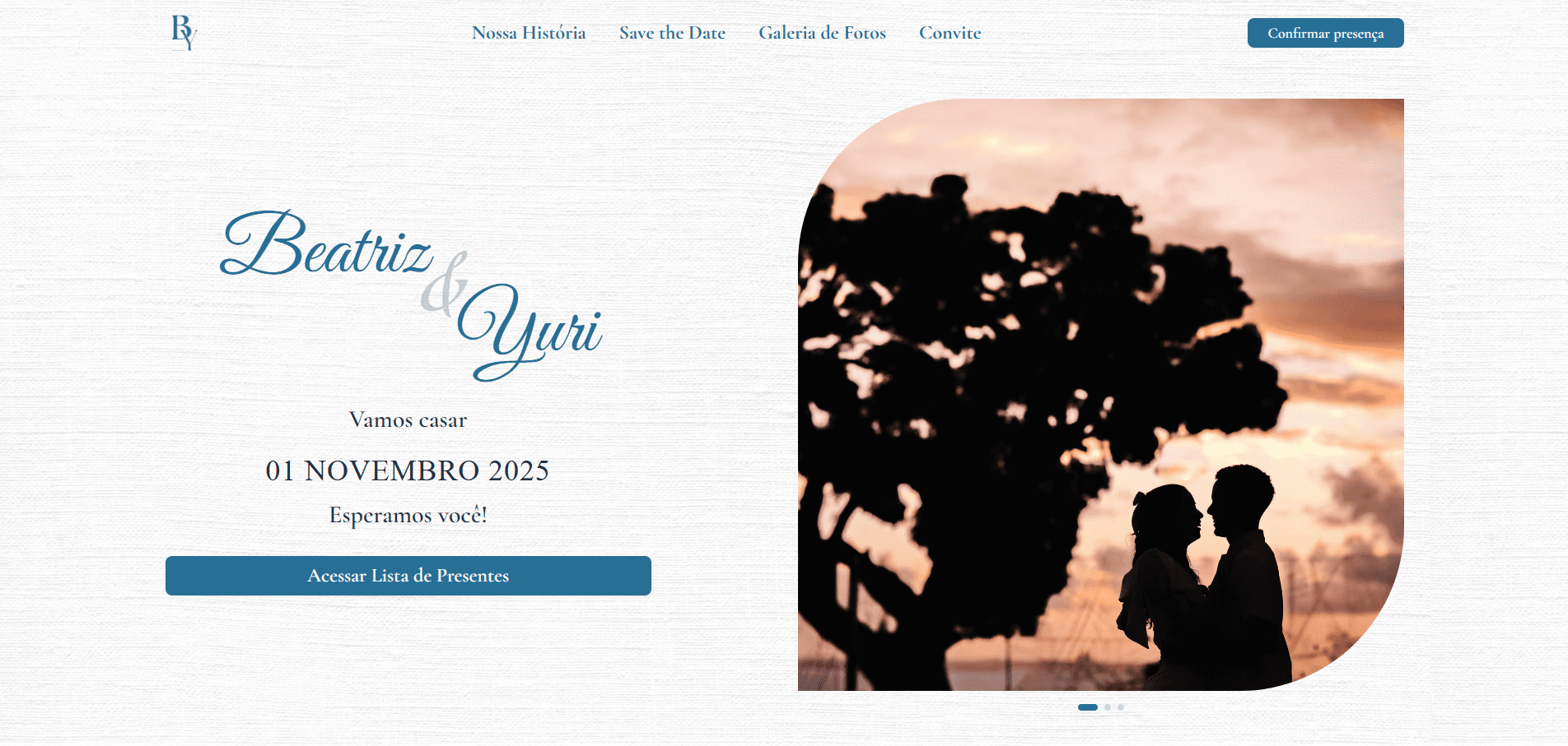 Site de Casamento Interativo